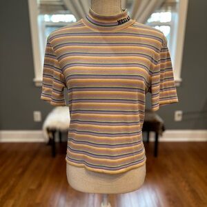 Teddy Fresh striped ribbed need a hug baby tee